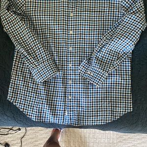 Peter Millar, XL, blue black check, excellent condition